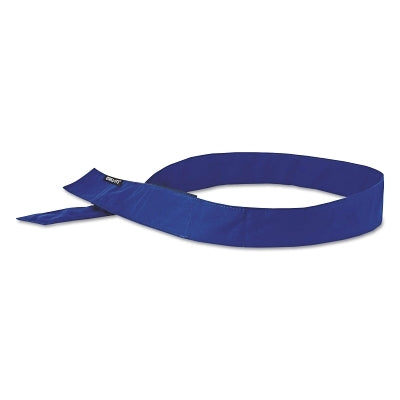 Ergodyne Chill-Its® 6705 Evaporative Cooling Hook and Loop Bandana, Blue (150-12317)