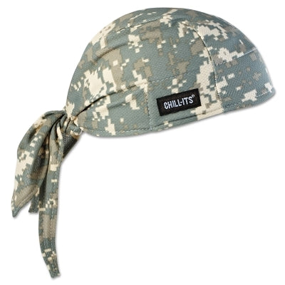 Ergodyne Chill-Its® 6615 High-Performance Bandanas, 6 in x 20 in, Camo (150-12478)