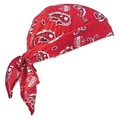 Ergodyne Chill-Its® 6710CT Cooling Bandana, Red Western (150-12583)