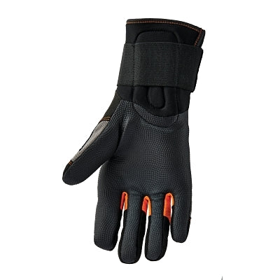 Ergodyne ProFlex 9012 ANSI/ISO-Certified Anti-Vibration Gloves + Wrist Support, Small (150-17732)