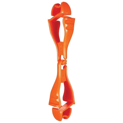 Ergodyne Squids® 3400 Glove Clip Holder with Dual Clip, Hi-Viz Orange (150-19118)