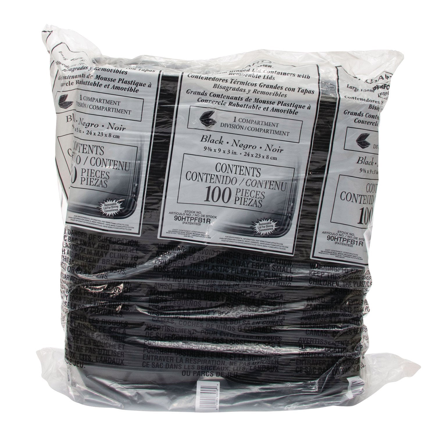 dart-r-insulated-foam-hinged-lid-containers-9-01-x-9-4-x-3-1-black-100-bag-2-bags-carton-200-containers-carton-dcc90htpfb1r_2