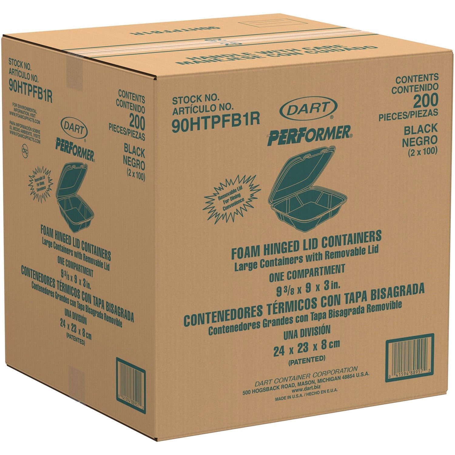 dart-r-insulated-foam-hinged-lid-containers-9-01-x-9-4-x-3-1-black-100-bag-2-bags-carton-200-containers-carton-dcc90htpfb1r_3