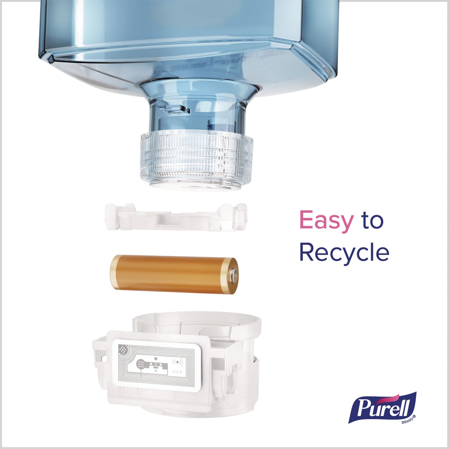 PURELL® HEALTHY SOAP with CLEAN RELEASE Technology Refill, For ES10 Dispensers, Mandarin Grapefruit Scent, 1,200 mL, 2/Carton (GOJ837102CT)