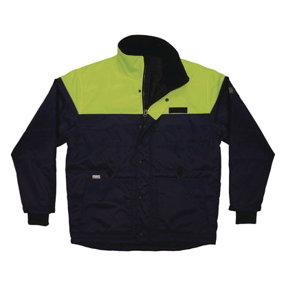 Ergodyne N-Ferno 6476 Insulated Freezer Jacket, Medium, Navy (EGO41253)