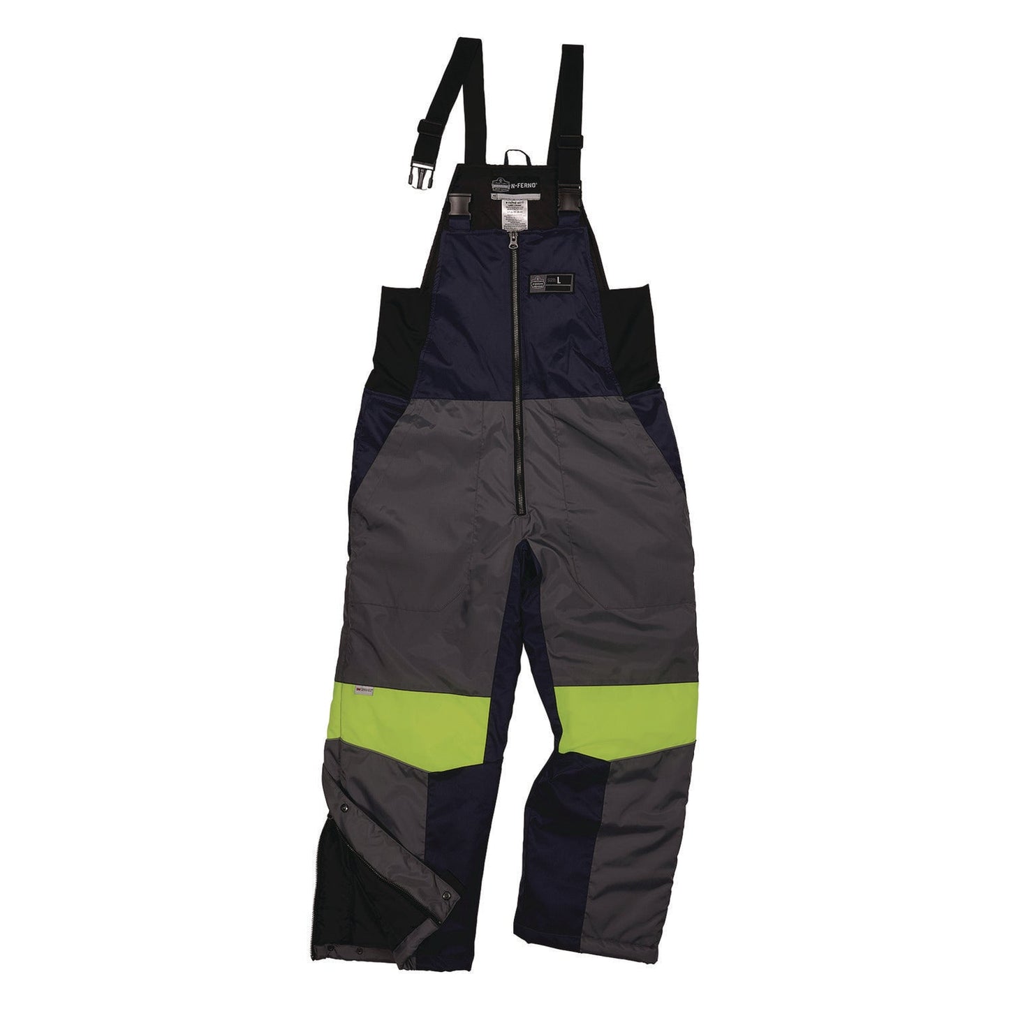 Ergodyne N-Ferno 6477 Insulated Cooler Bib Overall, 3X-Large, Navy (EGO41267)
