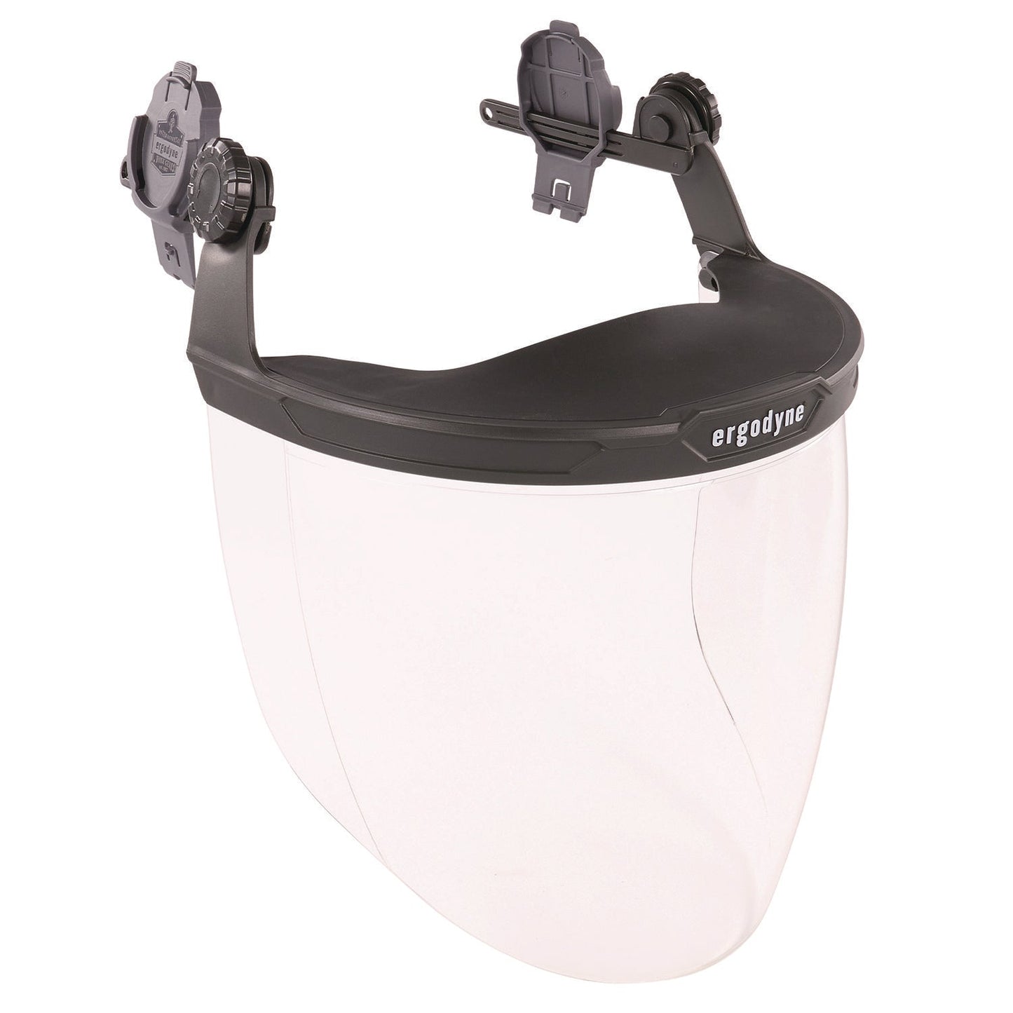 Ergodyne® Skullerz 8994 Anti-Scratch/Anti-Fog Hard Hat Face Shield, Cap-Style/Safety Helmet Adapter, Clear Lens, Ships in 1-3 Bus Days (EGO60243)