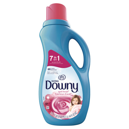 Downy® Ultra Fabric Conditioner, 44 oz (2.75 lb), April Fresh Scent, 1 Bottle, Light Blue (PGC10033BT)