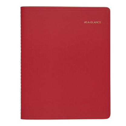 AT-A-GLANCE® Fashion Monthly Planner, 11 x 9, Red/Gold Cover, 15-Month: Jan 2024 to March 2025 (AAG702501324)
