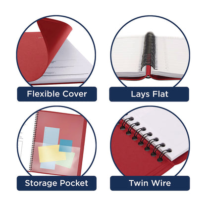 AT-A-GLANCE® Fashion Monthly Planner, 11 x 9, Red/Gold Cover, 15-Month: Jan 2024 to March 2025 (AAG702501324)