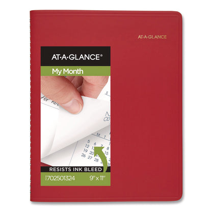 AT-A-GLANCE® Fashion Monthly Planner, 11 x 9, Red/Gold Cover, 15-Month: Jan 2024 to March 2025 (AAG702501324)