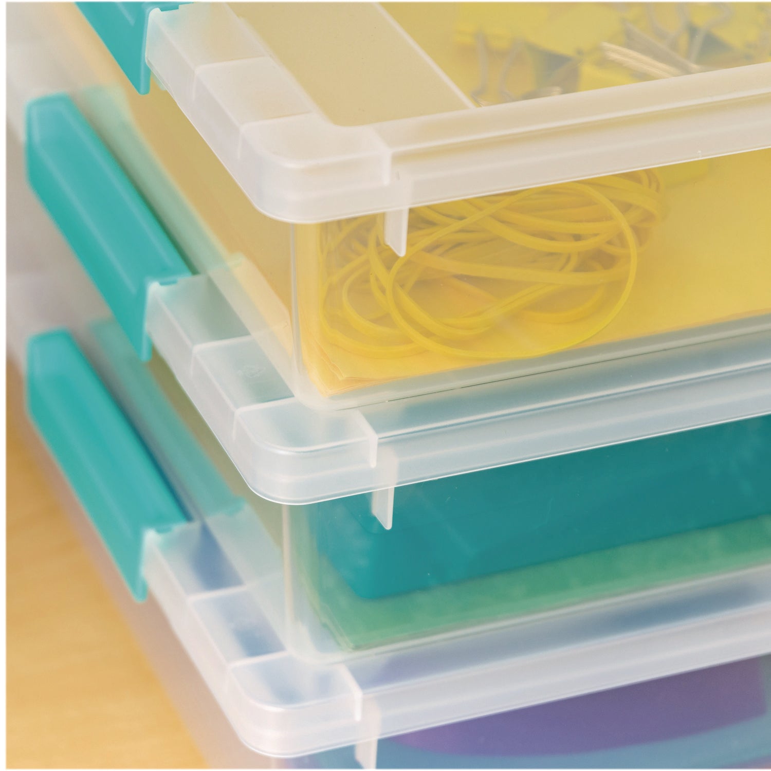 iris-latch-lid-storage-box-2-3-gal-14-x-11-x-3-5-clear-bin-seafoam-latches-irs301158_2