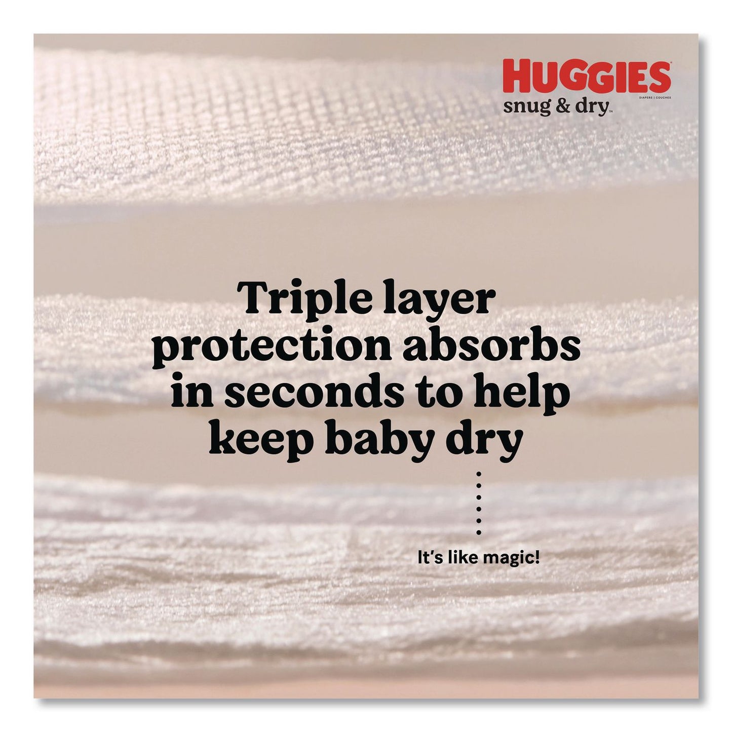 Huggies® Sung and Dry Diapers, Size 6, 35+ lbs, 112/Carton (KCM56459)