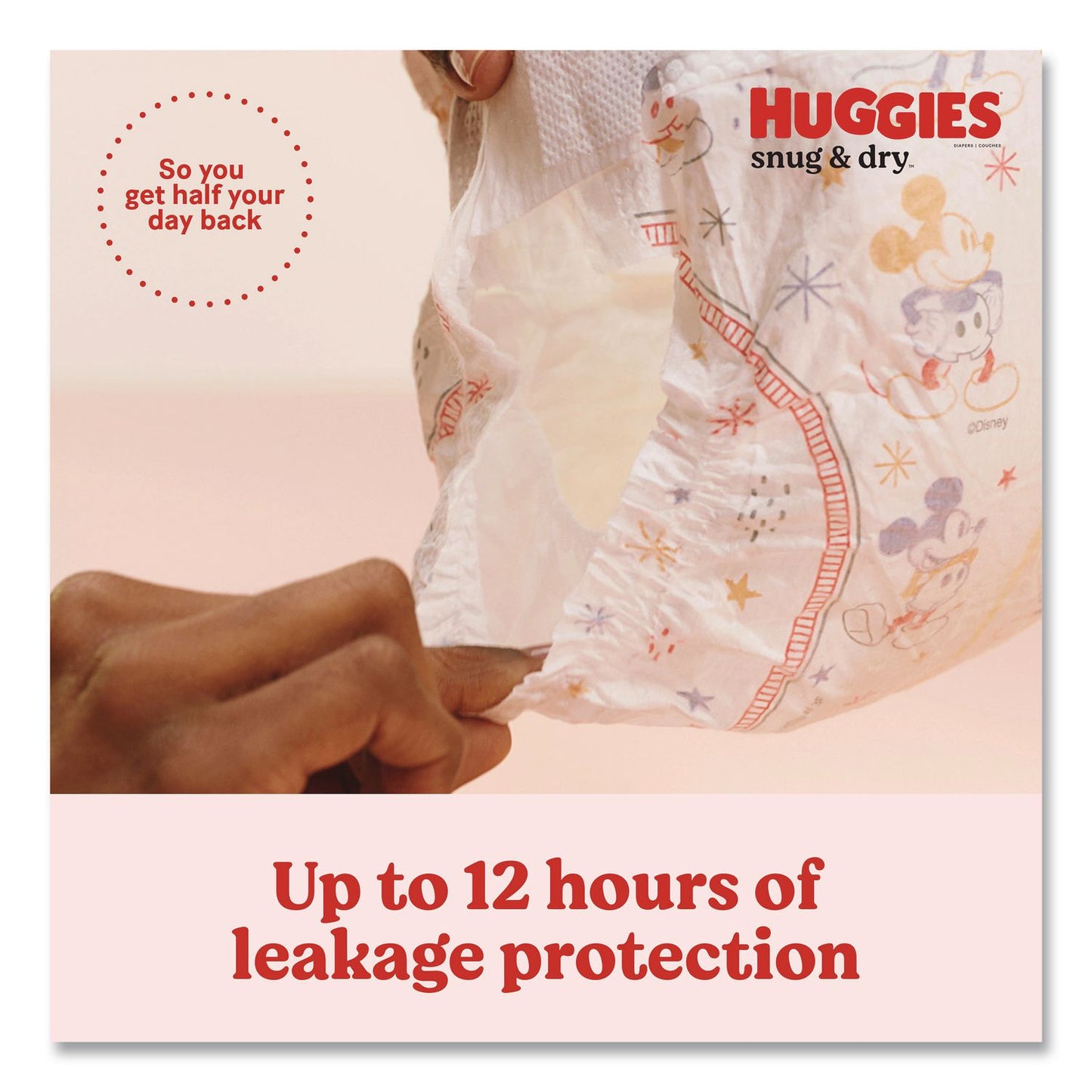 Huggies® Sung and Dry Diapers, Size 6, 35+ lbs, 112/Carton (KCM56459)
