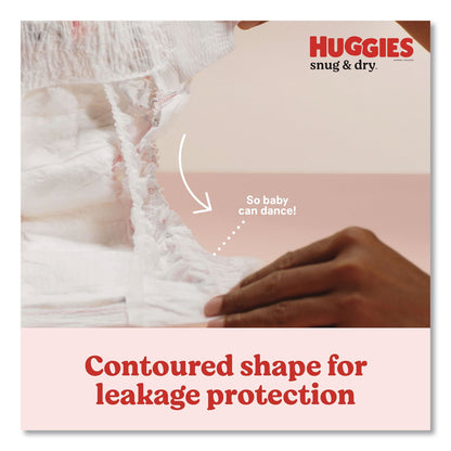 Huggies® Sung and Dry Diapers, Size 6, 35+ lbs, 112/Carton (KCM56459)