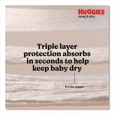 Huggies® Snug and Dry Diapers, Size 5, 27+ lbs, 136/Carton (KCM56458)
