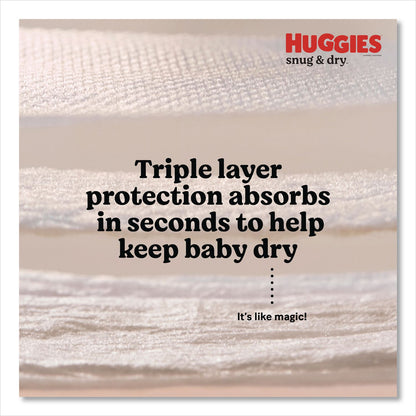Huggies® Snug and Dry Diapers, Size 5, 27+ lbs, 136/Carton (KCM56458)