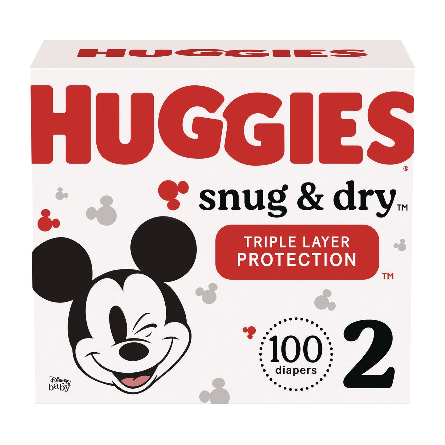 Huggies® Snug and Dry Diapers, Size 2, 12 lbs to 18 lbs, 116/Carton (KCM56433)