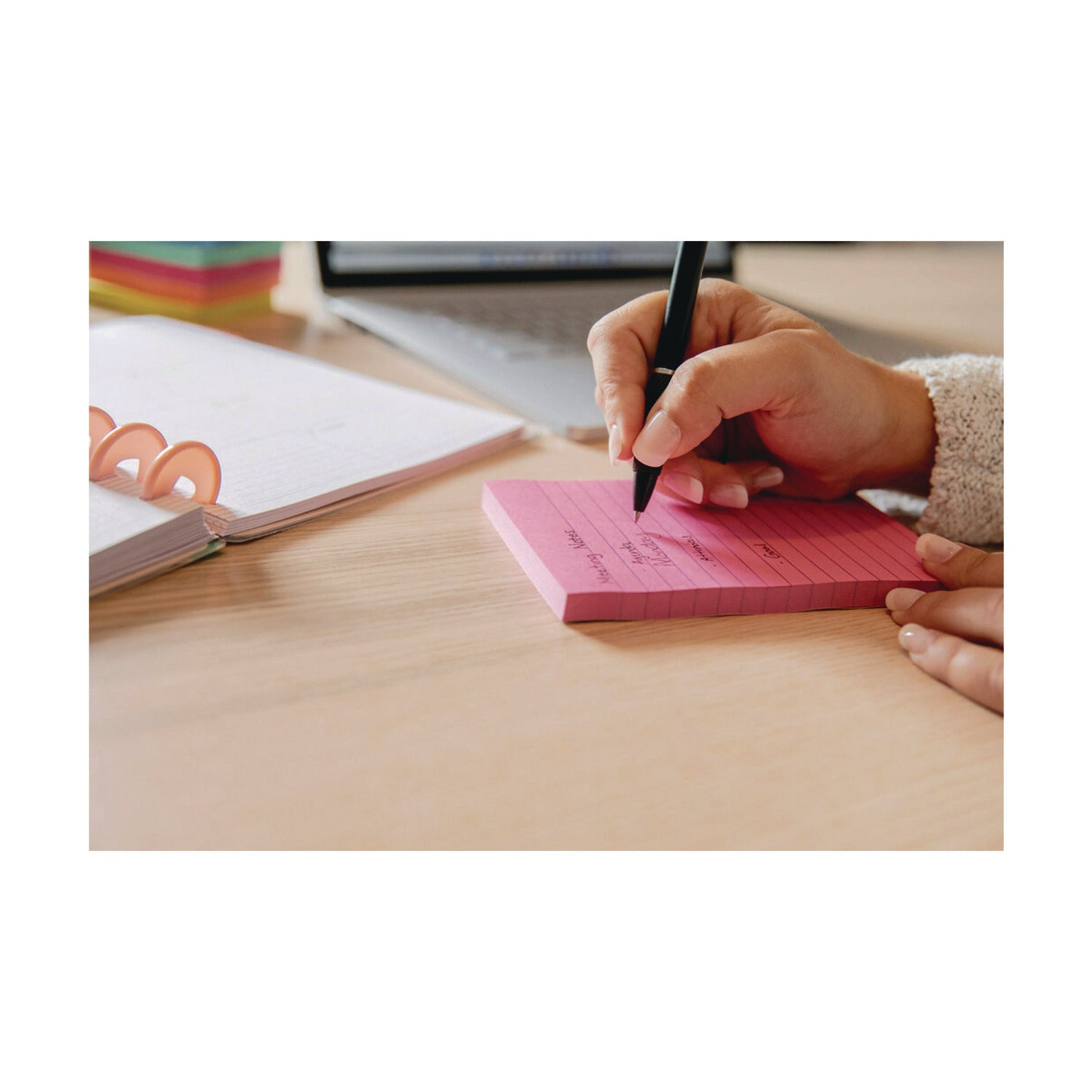 post-it-notes-super-sticky-note-pads-in-summer-joy-color-collection-colors-4-x-6-note-ruled-90-sheets-pad-5-pads-pack-mmm6605ssjoy_6