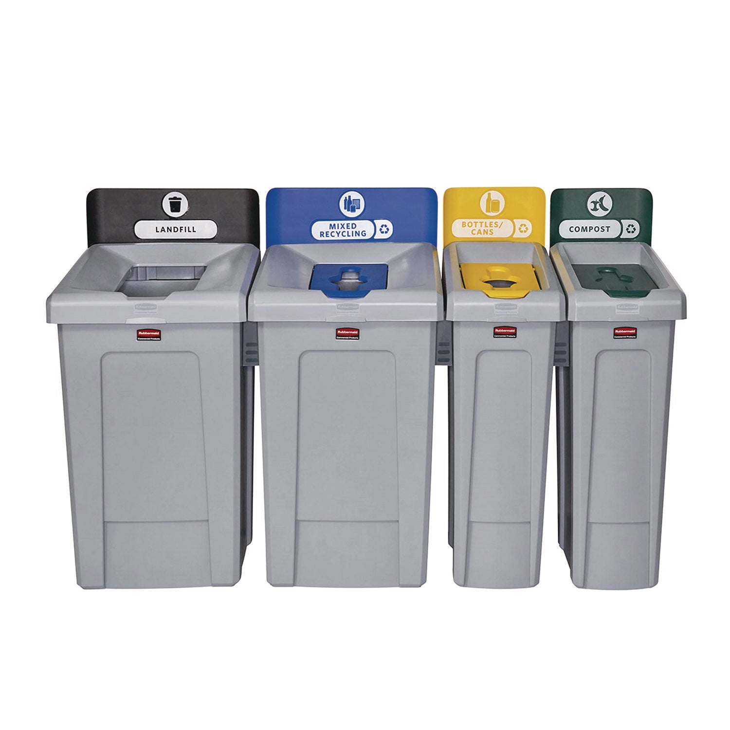 rubbermaid-commercial-slim-jim-recycling-station-kit-1-stream-bottles-and-cans-23-gal-plastic-yellow-gray-rcp2185052_5
