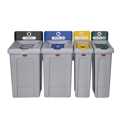 rubbermaid-commercial-slim-jim-recycling-station-kit-1-stream-bottles-and-cans-23-gal-plastic-yellow-gray-rcp2185052_5