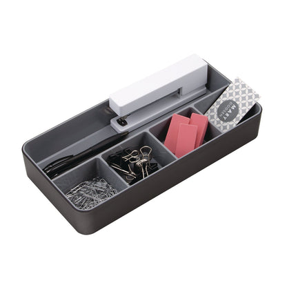 advantus-fusion-five-compartment-plastic-accessory-holder-plastic-12-25-x-6-x-2-black-gray-avt37682_2