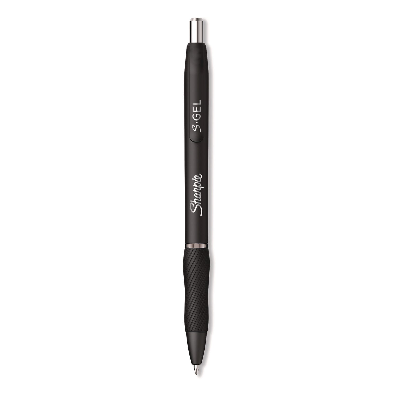 sharpie-s-gel-s-gel-gel-pen-retractable-medium-0-7-mm-black-blue-ink-black-gray-white-barrels-12-pack-san2129832_2