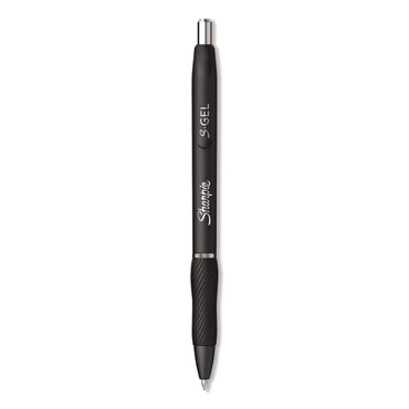 sharpie-s-gel-s-gel-gel-pen-retractable-medium-0-7-mm-black-blue-ink-black-gray-white-barrels-12-pack-san2129832_2