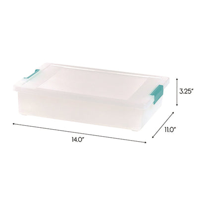 iris-latch-lid-storage-box-2-3-gal-14-x-11-x-3-5-clear-bin-seafoam-latches-irs301158_4