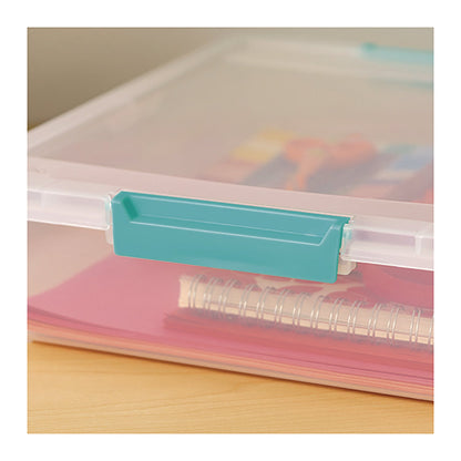 iris-latch-lid-storage-box-2-3-gal-14-x-11-x-3-5-clear-bin-seafoam-latches-irs301158_8