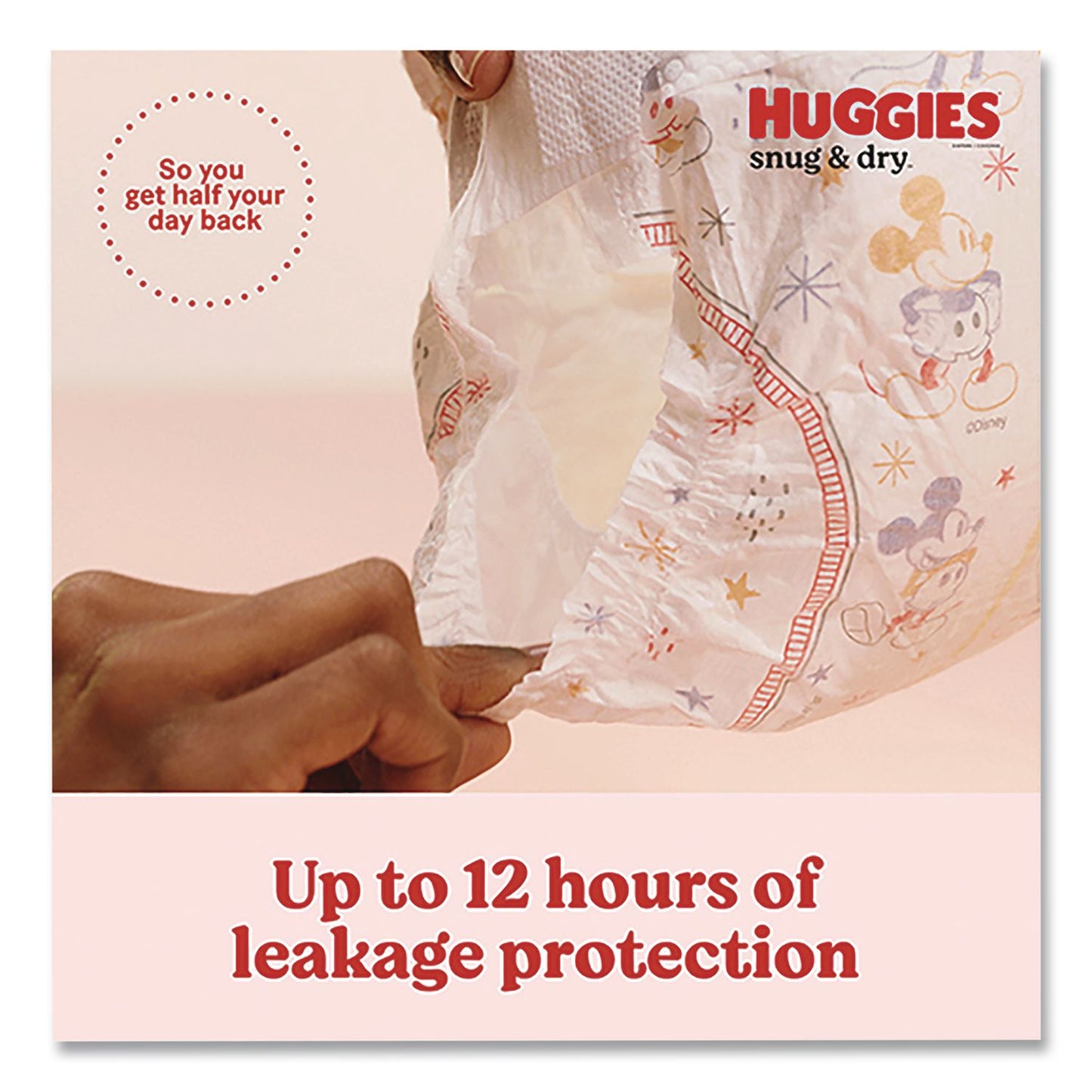 Huggies® Snug and Dry Diapers, Size 3, 16 lbs to 28 lbs, 168/Carton (KCM56456)