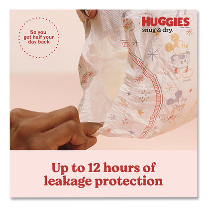 Huggies® Snug and Dry Diapers, Size 3, 16 lbs to 28 lbs, 168/Carton (KCM56456)