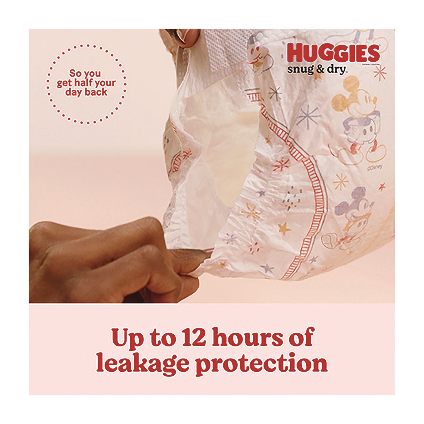 Huggies® Snug and Dry Diapers, Size 1, 8 lbs to 14 lbs, 128/Carton (KCM56432)