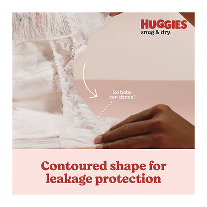Huggies® Snug and Dry Diapers, Size 2, 12 lbs to 18 lbs, 116/Carton (KCM56433)