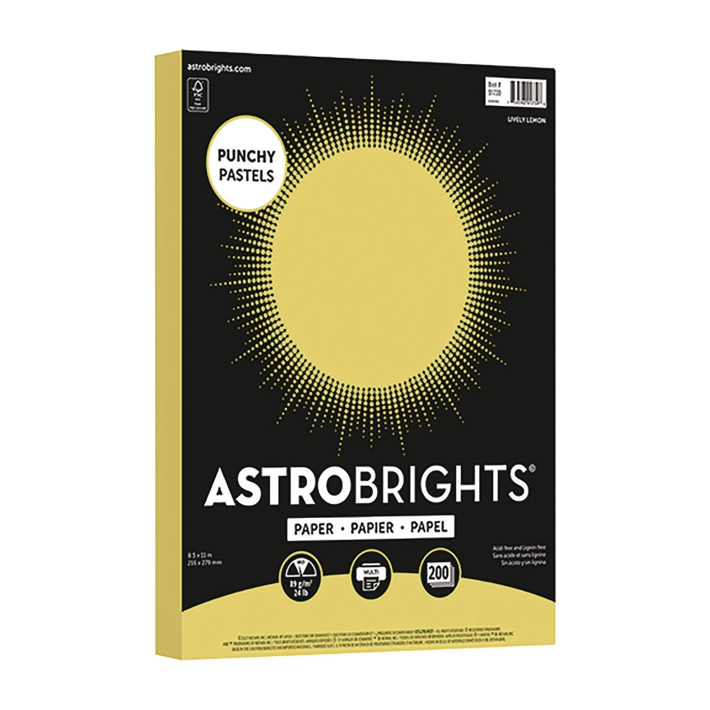 astrobrights-color-paper-punchy-pastels-assortment-24-lb-bond-weight-8-5-x-11-lively-lemon-200-pack-wau91739_1