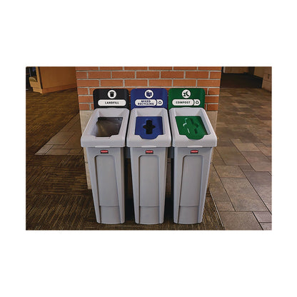 rubbermaid-commercial-slim-jim-recycling-station-kit-1-stream-mixed-recycling-23-gal-plastic-gray-blue-rcp2185055_6