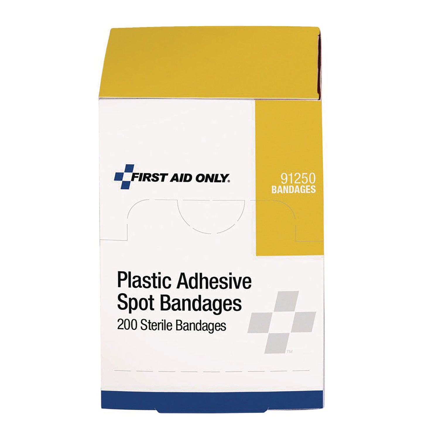 first-aid-only-plastic-spot-adhesive-bandages-0-88-dia-200-pack-fao91250020_1