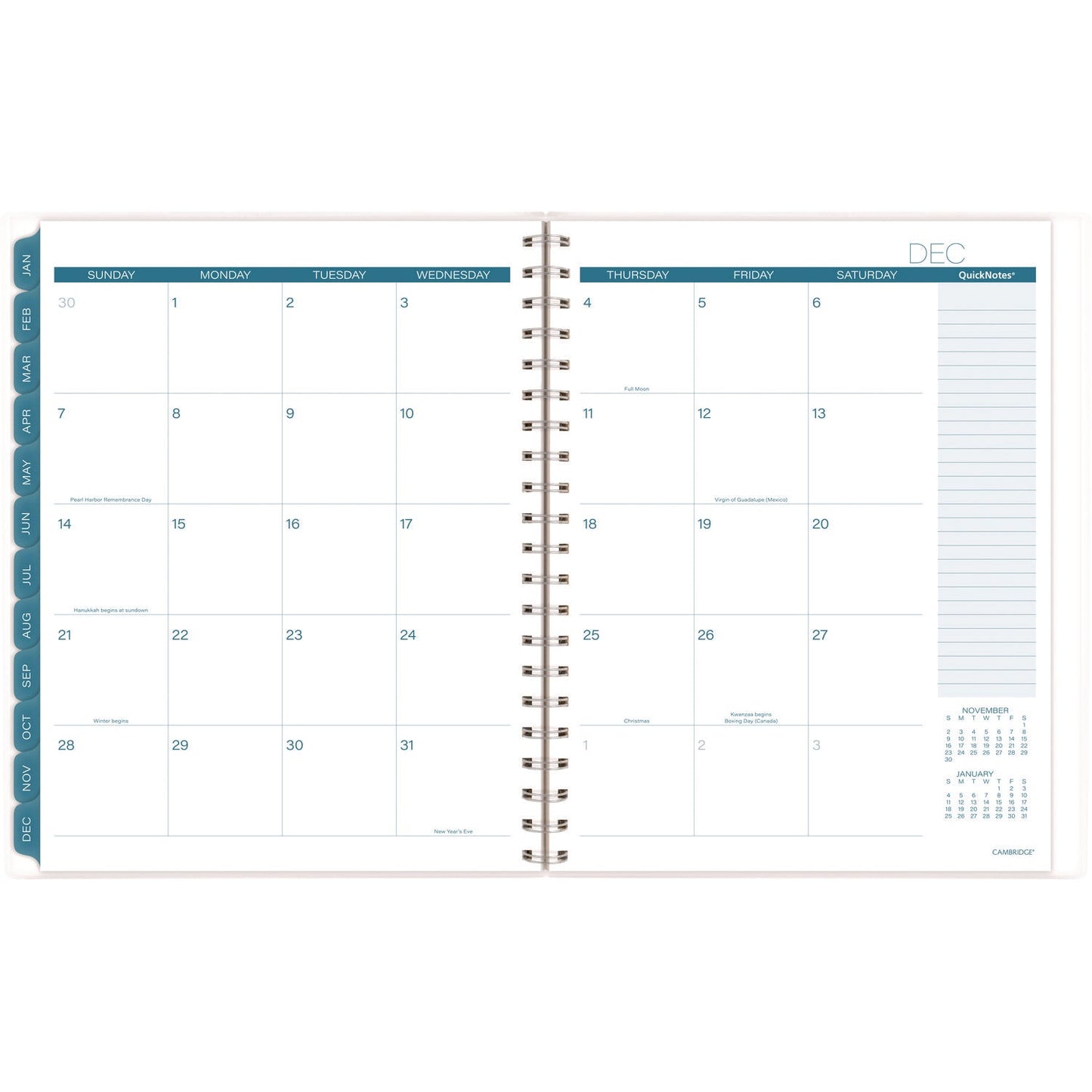 cambridge-glacier-weekly-monthly-planner-glacier-artwork-11-x-9-25-blue-gray-silver-cover-12-month-jan-to-dec-2025-aag1727905_6
