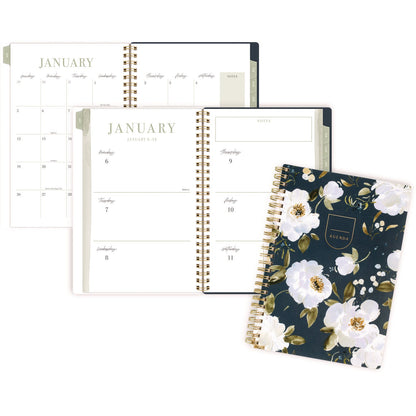 cambridge-leah-bisch-weekly-monthly-floral-planner-floral-artwork-8-5-x-6-38-blue-white-gold-cover-12-month-jan-to-dec-2025-aaglb34200_4