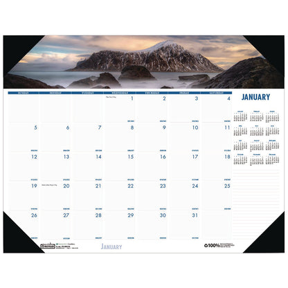house-of-doolittle-earthscapes-recycled-monthly-desk-pad-calendar-num-hod178_2