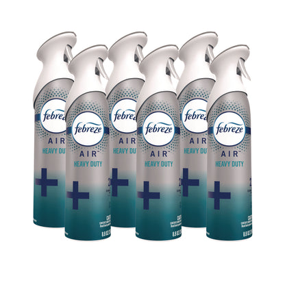 Febreze® AIR, Heavy Duty Crisp Clean, 8.8 oz Aerosol Spray, 6/Carton (PGC19924)