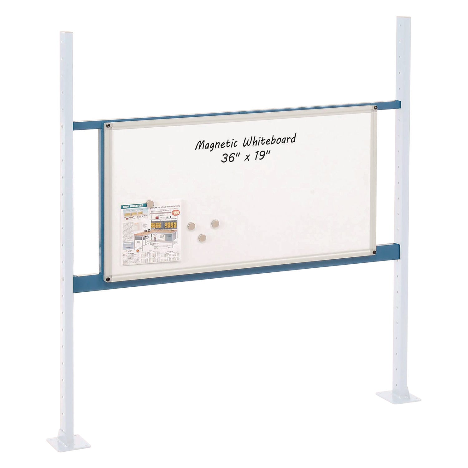 global-industrial-workbench-whiteboard-panel-kit-steel-aluminum-48-gbe319178bl_3