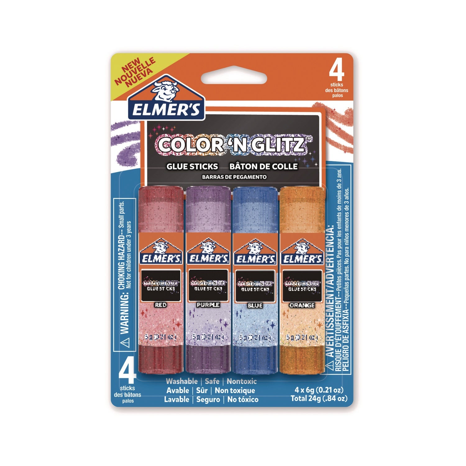 elmers-glitter-glue-sticks-0-21-oz-applies-assorted-colors-dries-clear-glitter-4-pack-epi2197114_1