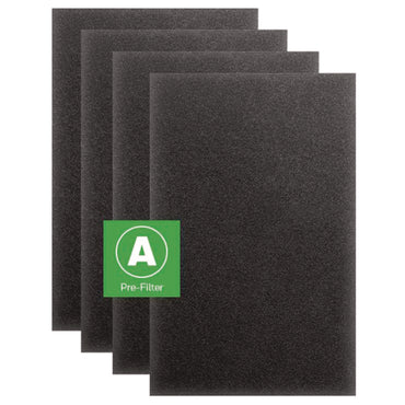 Honeywell Pre-Cut Carbon Pre-Filter, Fits Models: HPA300/HPA304/HPA3300/HPA5300/HPA8350, Box of 4 Filters (HWLHRFA300)