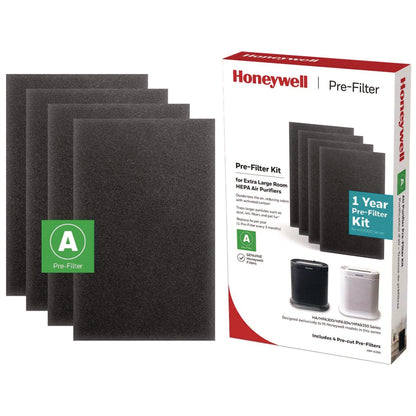 Honeywell Pre-Cut Carbon Pre-Filter, Fits Models: HPA300/HPA304/HPA3300/HPA5300/HPA8350, Box of 4 Filters (HWLHRFA300)