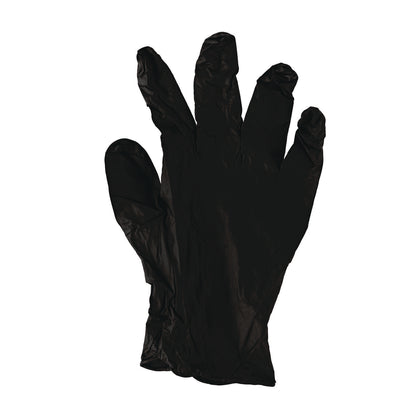 Boardwalk® 396 Series Disposable General-Purpose Nitrile Gloves, Powder-Free, XX-Large, 4.4 mil Thick, 9.5" Long, Black,100/Box,10 BX/CT (BWK396XXLCTA)