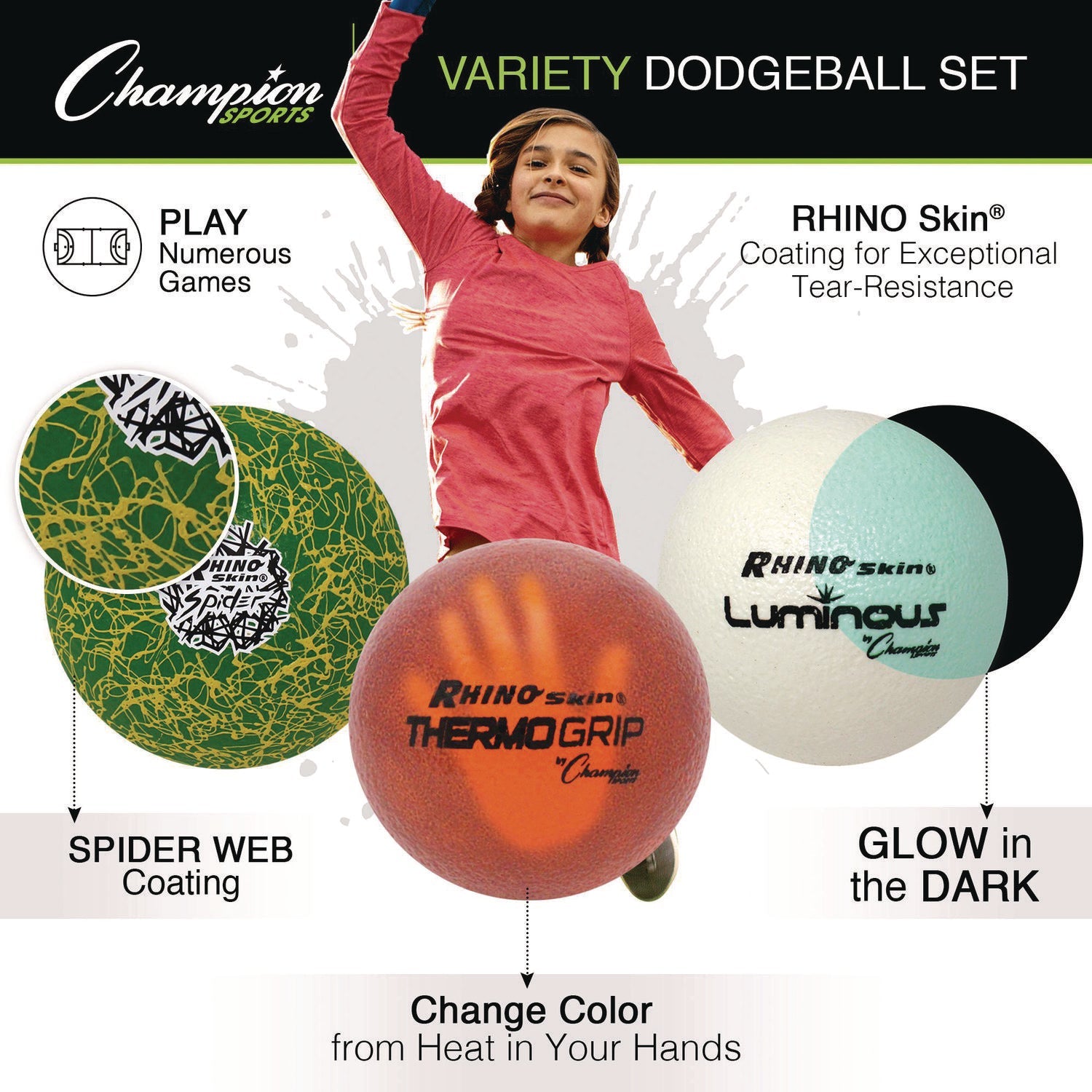 champion-sports-rhino-skin-variety-dodgeball-set-6-3-diameter-luminous-spider-thermogrip-6-set-csirxvarietyset_4