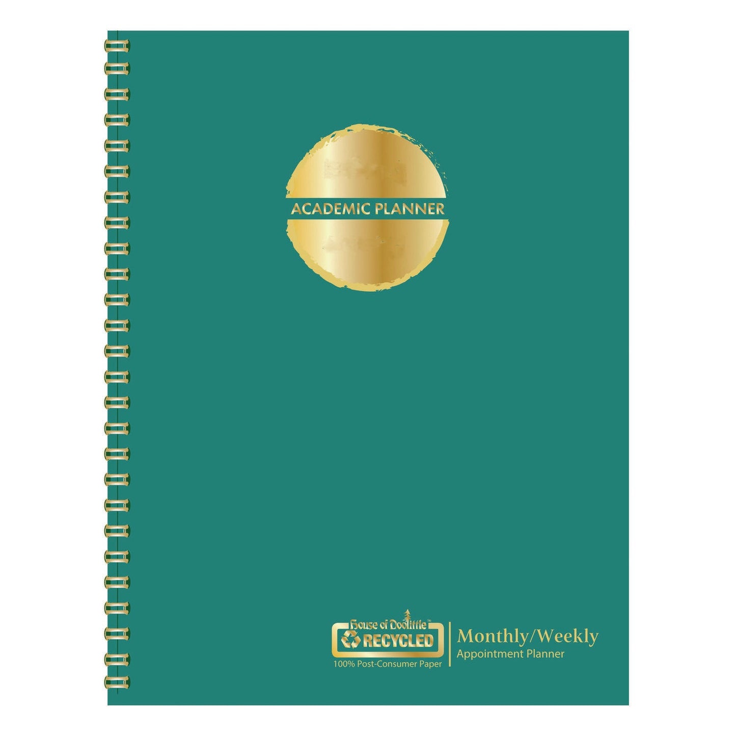 house-of-doolittle-100-recycled-monobright-monthly-weekly-planner-11-x-8-5-green-gold-cover-12-month-july-to-june-2024-to-2025-hod283509_2