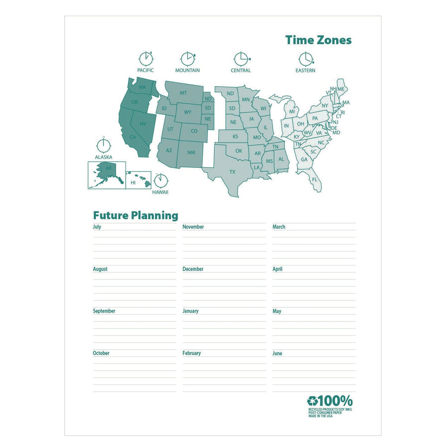 house-of-doolittle-100-recycled-monobright-monthly-weekly-planner-11-x-8-5-green-gold-cover-12-month-july-to-june-2024-to-2025-hod283509_4