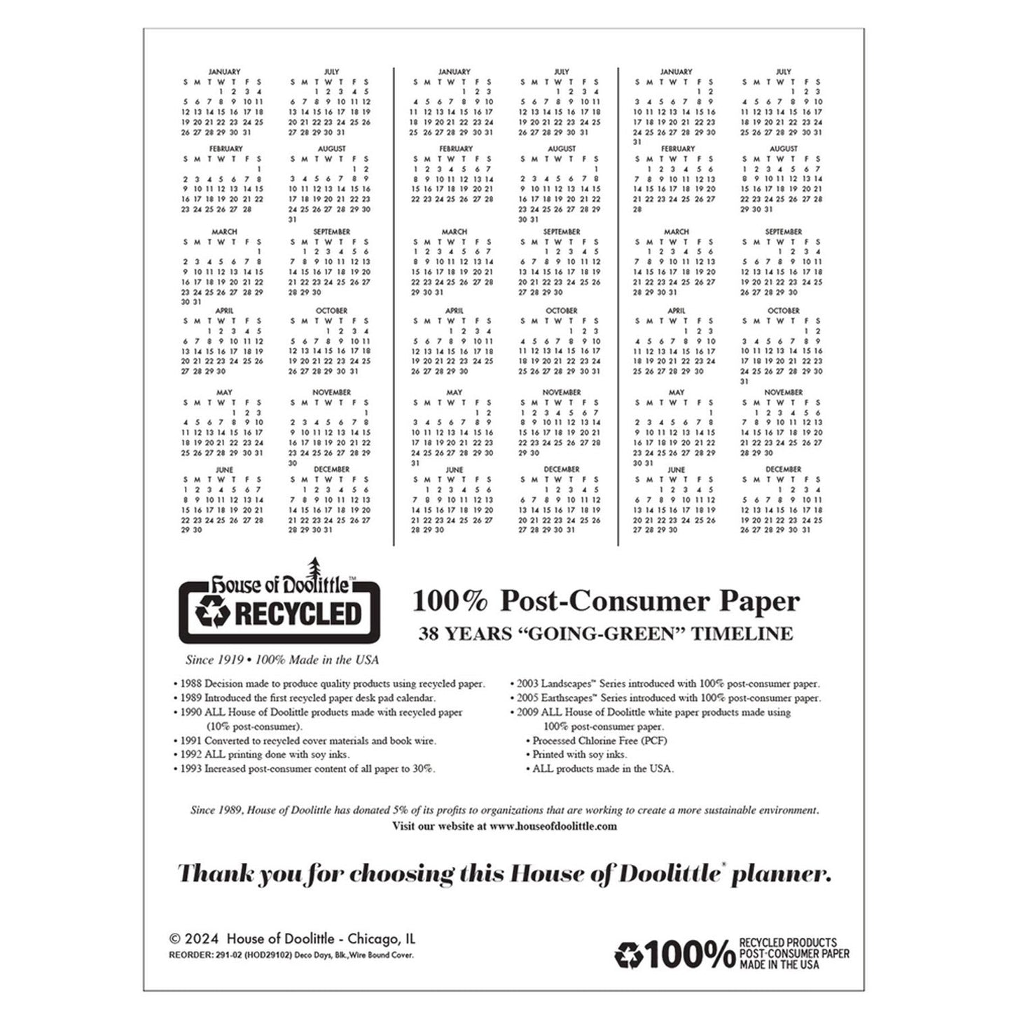 house-of-doolittle-100-recycled-deco-days-monthly-planner-11-x-8-5-black-gold-cover-12-month-jan-to-dec-2025-hod29102_2